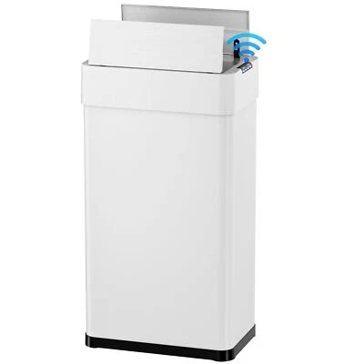 21.1 Gal Motion Sensor Kitchen Trash Can Stainless Steel Garbage Bin Automatic - Image 1 of 4
