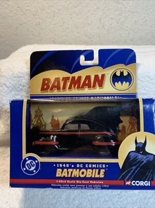 CORGI Batman 1940's DC Comics Batmobile 1:43 Scale Die Cast Rare 2004 New - Picture 1 of 18