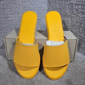 Rothy’s The Slide Yellow Canary Comfortable Flats Sandals Women’s Multiple Sizes - Picture 1 of 11
