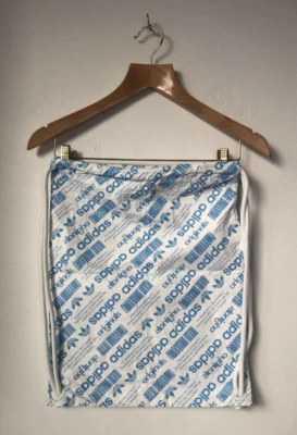 ALEXANDER WANG ADIDAS Dupont Tyvek 白色蓝色抽绳防尘袋背包 OS — 第 1/4 张图片