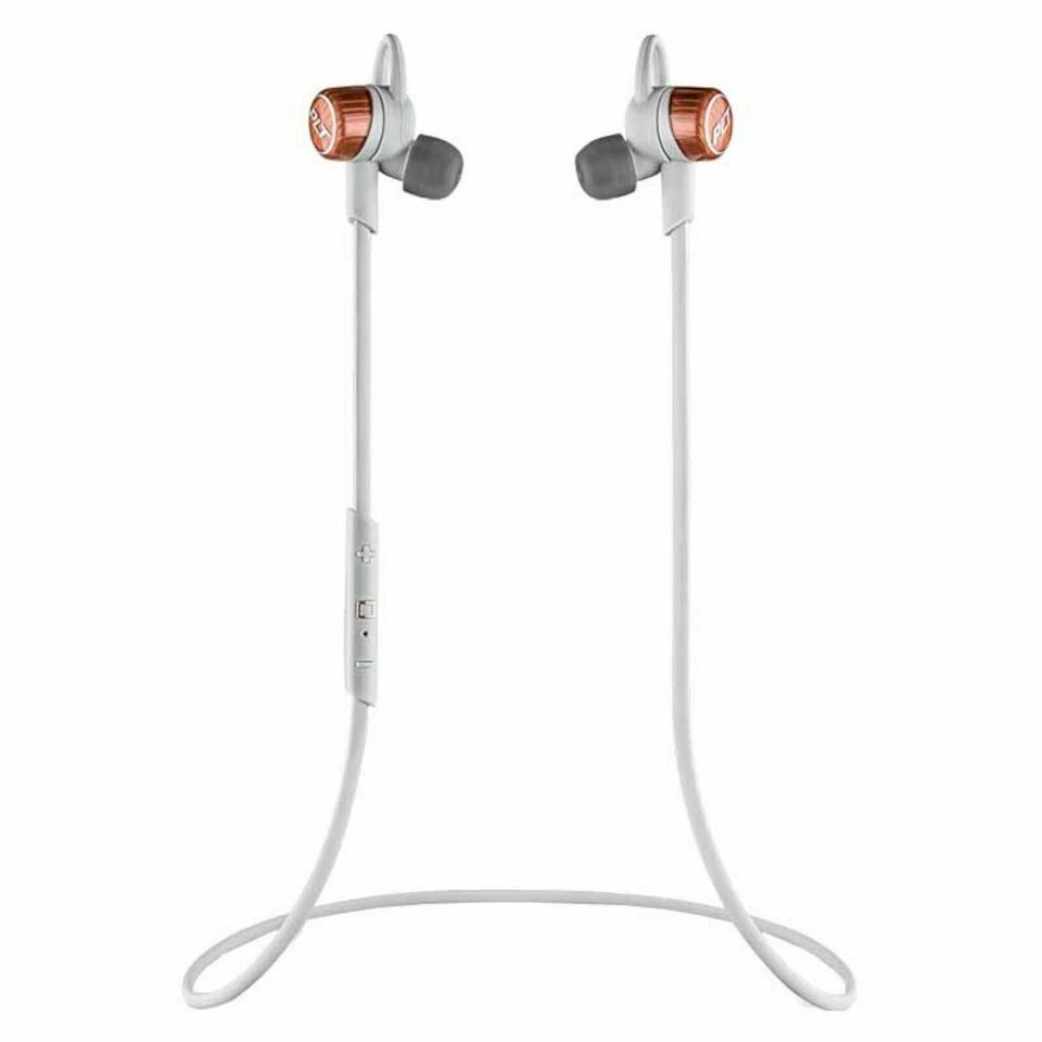 Plantronics BackBeat Go 3 Wireless Ear Buds COPPER & GREY Bluetooth Headphones - Image 1 of 4