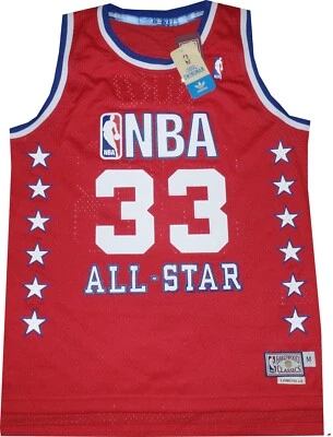 波士顿凯尔特人队 Larry Bird 全明星 Swingman 阿迪达斯 7484A 球衣 全新标签 — 第 1/4 张图片