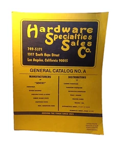 HARDWARE SPECIALTIES SALES CO General Catalog No. A - Los Angeles CA 1970's - Picture 1 of 9
