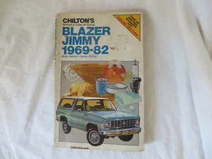 Chilton repair & Tune-up guide, Blzer jimmy 1969 thur 1982 - Picture 1 of 4