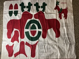 Cranston Print Works Natale Renna Jingles Cuscino Ritagliato Modello Cucito - Foto 1 di 5