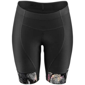 Sugoi Evolution Printed Women's Cycling Shorts, Black/Snake, Small - Picture 1 of 4