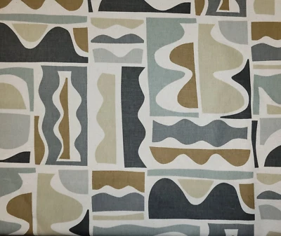 Bruno in Brindle BTY Richloom 80% Cotton / 20% Linen 54" Wide Gray Tan - Image 1 of 2