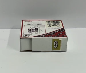 SMEAD BA300RN - 9 Numeric Color Code GOLD End Tab - 500 Labels per Roll 66709 - Picture 1 of 2