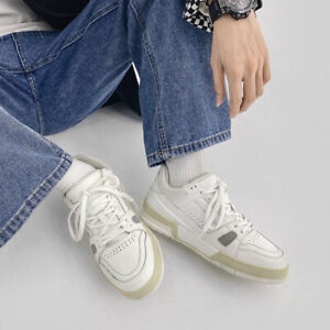 Men's Spring Trend Lace-Up Sneakers Lifestyle Board Shoes Casual Shoes