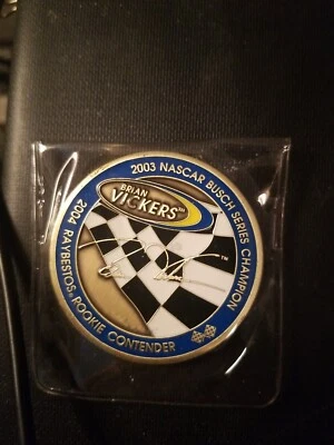 Brian Vickers #25 2004 - 2003 Busch Series Champion Nascar Foto 1 de 2