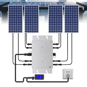 1200W-4T Mikrowechselrichter mit integriertem für 4 PV Module Steuersatz 0% NEU - Bild 1 von 20