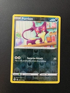 Pokemon Brilliant Stars Purrloin 090/172 Reverse Holo Common - Picture 1 of 2