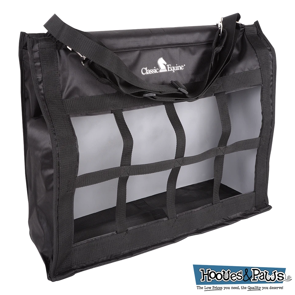 Bolso de Heno Clásico Equino Western Horse Topload NEGRO de Alta Resistencia Foto 1 de 4