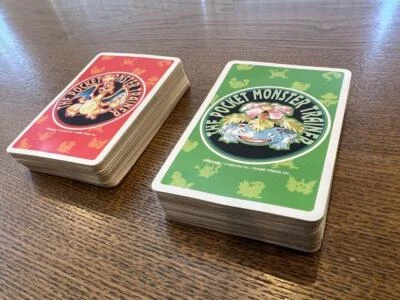 Pokemon Japanese Poker Playing Cards Deck Red Green Charizard Venusaur 108 Cards - Image 1 of 4