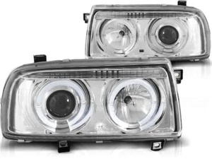 PHARE ANGEL EYES CHROME pour VW VENTO 01.92-08.98 - Bild 1 von 3