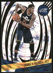 2016-17 Panini Revolution Fractal #29 Derrick Favors