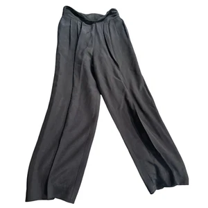 Fundamental Things VTG high rise pleated black dress pants slacks trousers sz 8 - Picture 1 of 16