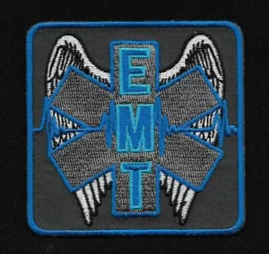 WINGED EMT medico salvataggio giacca gilet motociclista toppa da collezione - Foto 1 di 4
