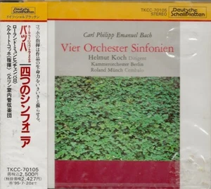 CPE Bach, Helmut Koch - Vier Orchester Sinfonien (CD) 1993, Japan, versiegelt - Bild 1 von 2