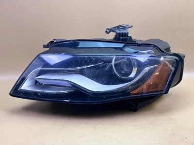 2010-2012 AUDI A4 S4 LEFT DRIVER SIDE LH HEADLIGHT LIGHT LAMP HID XENON OEM - Image 1 of 4