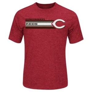 Cincinnati Reds t shirt $30 performance red heather NWT - Picture 1 of 4