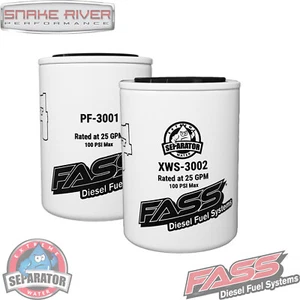 FASS TITANIUM TITANIUM SIGNATURE REPLACEMENT PARTICLE & WATER SEPARATOR FILTERS - Picture 1 of 7