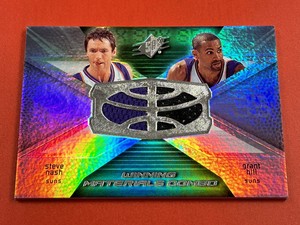 2008-09 SPx WMC-NH Steve Nash Grant Hill Winning Materials Combo Phoenix Suns