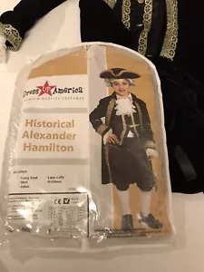Historical Alexander Hamilton CHILD MEDIUM (8-10) Costume By Dress Up America - Picture 1 of 4