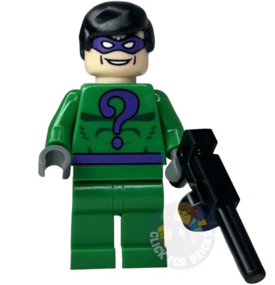 LEGO Batman I Riddler Original Minifigure bat017 From 7785 7787 Rare NEW Genuine - Image 1 of 3