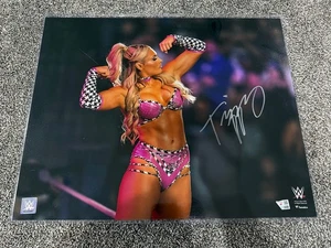 TIFFANY STRATTON Tiffy Time Autograph SIGNED WWE 16x20 Photo Fanatics COA Flex - Picture 1 of 3