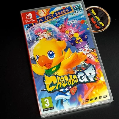 Chocobo GP Switch FR Game In EN-FR-DE-ES-IT-JP NEW Square Enix Final Fantasy Rac - Photo 1/4