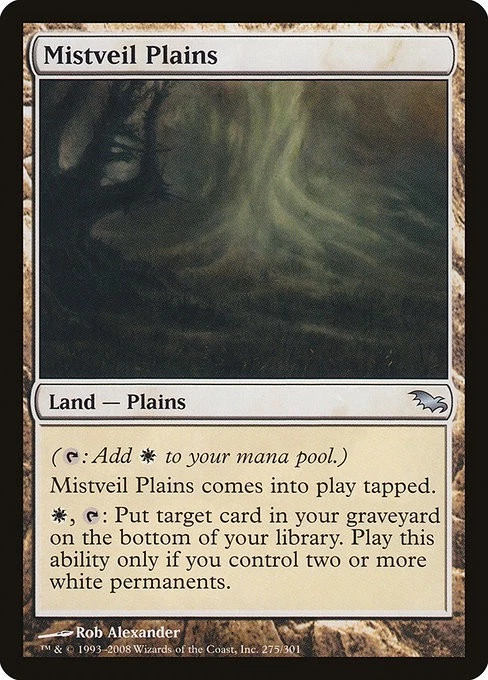 Mistveil Plains 1x MtG Shadowmoor PLAYED - Image 1 of 1
