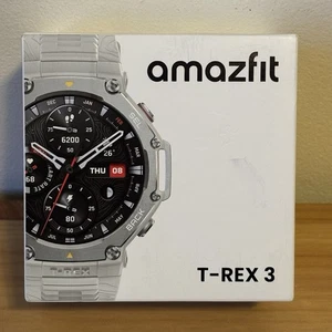 Amazfit T-Rex 3 Rugged Military Smart Watch Haze Gray Brand New Factory Sealed - Picture 1 of 7