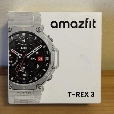 Amazfit T-Rex 3 Rugged Military Smart Watch Haze Gray Brand New Factory Sealed - Image 1 of 4
