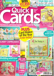 Quick Cards Magazine Issue 103 August 2012 with CD Gift - Picture 1 of 5