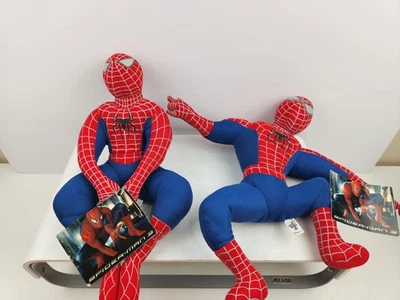 Spider-Man 3 Plush Lot Of 2 Toy Factory Large 12” 2006 - Image 1 of 4