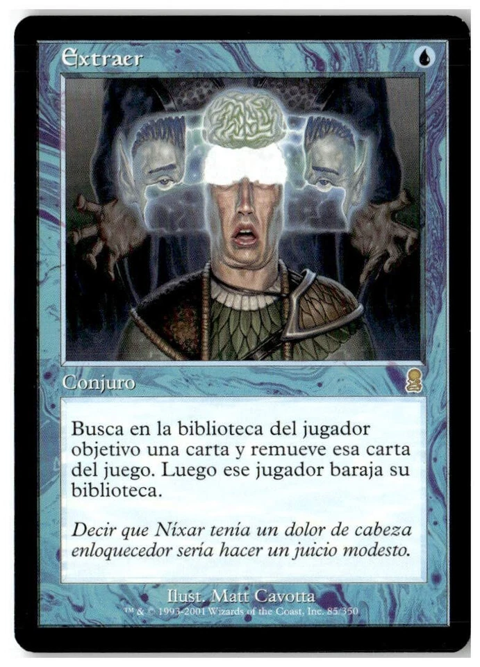 MTG Extract - Odyssey Moderately Played Spanish - Image 1 of 2