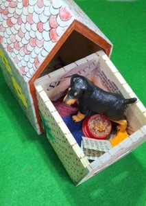 Handgefertigte Deko Häuser - Hundehütten und Blumenläden Basteln DIY Unikat Ehrfurcht - Bild 1 von 52