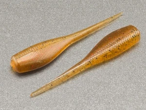 (24) 2" SLAB HUNTER "Golden Mayfly" GRUBS BAIT JIGS CRAPPIE PANFISH BABY SHAD - Picture 1 of 1