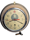 20-15-13 Maritim Schiffsuhr Submarine Uhr U-Boot Uhr "Komandirskie" made in USSR