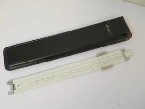 Vintage PICKETT N 1010-T Trig All Metal Slide Rule w Original Leather Hard Case - Picture 1 of 18