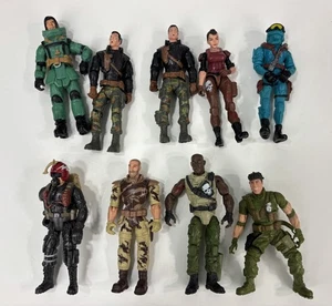 LANARD The Corps Action Figure Lot of 9 GI Joe Figures Army Military Toys - Picture 1 of 11