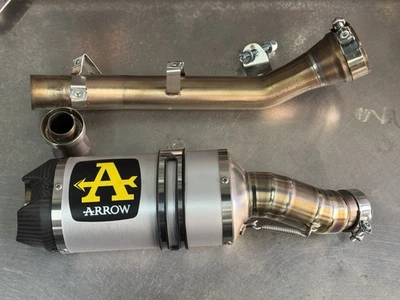 TERMINALE SCARICO + DECAT  ARROW INDY RACE TITANIO KAWASAKI ZX-10 NINJA 21-24 - Immagine 1 di 4