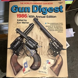 VINTAGE GUN DIGEST 1986 - 40TH ANNUAL EDITION - SOFTCOVER - Picture 1 of 6