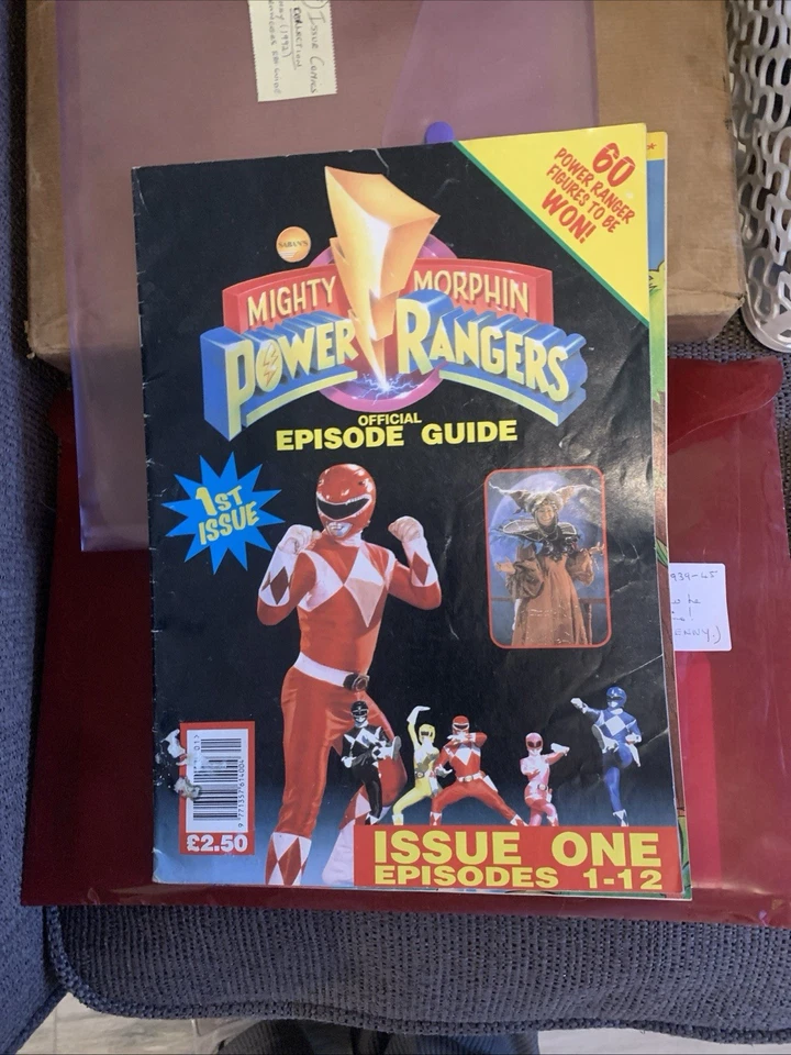 VINTAGE Mighty Morphin Power Rangers Official Episode Guide ISSUE 1 Rare 1995 - Image 1 of 1