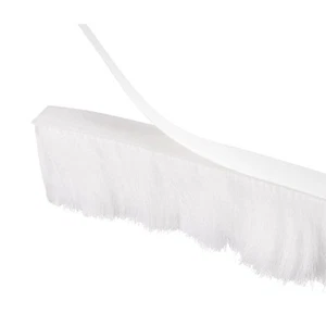 Weather Stripping Brush Self Adhesive Seal Weatherstrip Sweep White 26ft x 0.9" - Picture 1 of 6