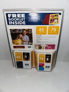 Original HP Tintenpatronen 45 & 78 Tri-Color & Schwarz Mai 2004 Tintenstrahldrucker - Bild 1 von 3