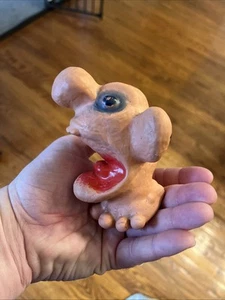 Vintage Mattel Inc. 1971 Squishy Odd Bod Man Toy Monster Troll Wax Filled B3 - Picture 1 of 10