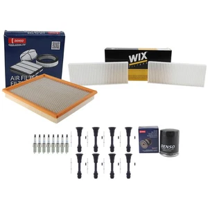 Denso Tune Up Kit NGK 8 Spark Plugs & Boots Kit for Pathfinder 5.6L V8 VK56DE 09 - Picture 1 of 2