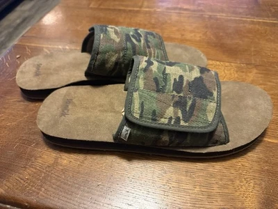 Sapatos/slides masculinos camuflados Sanuk - Imagem 1 de 4